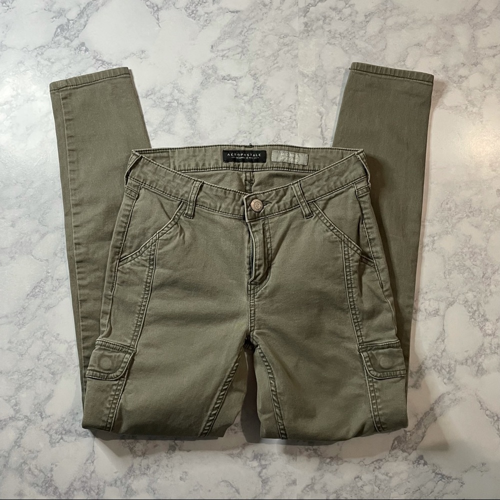 Aeropostale Midrise Cargo Jeggings